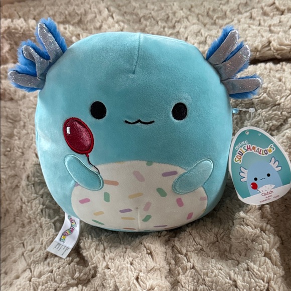 Squishmallows Other - Squishmallows -Clutch the Blue Axolotl Plush a Party City EXCLUSIVE